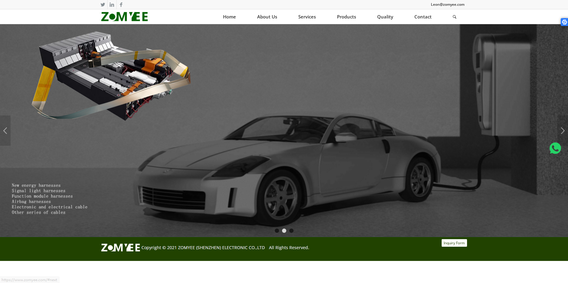 深圳網站建設案例之電子元器件行業外貿網站建設