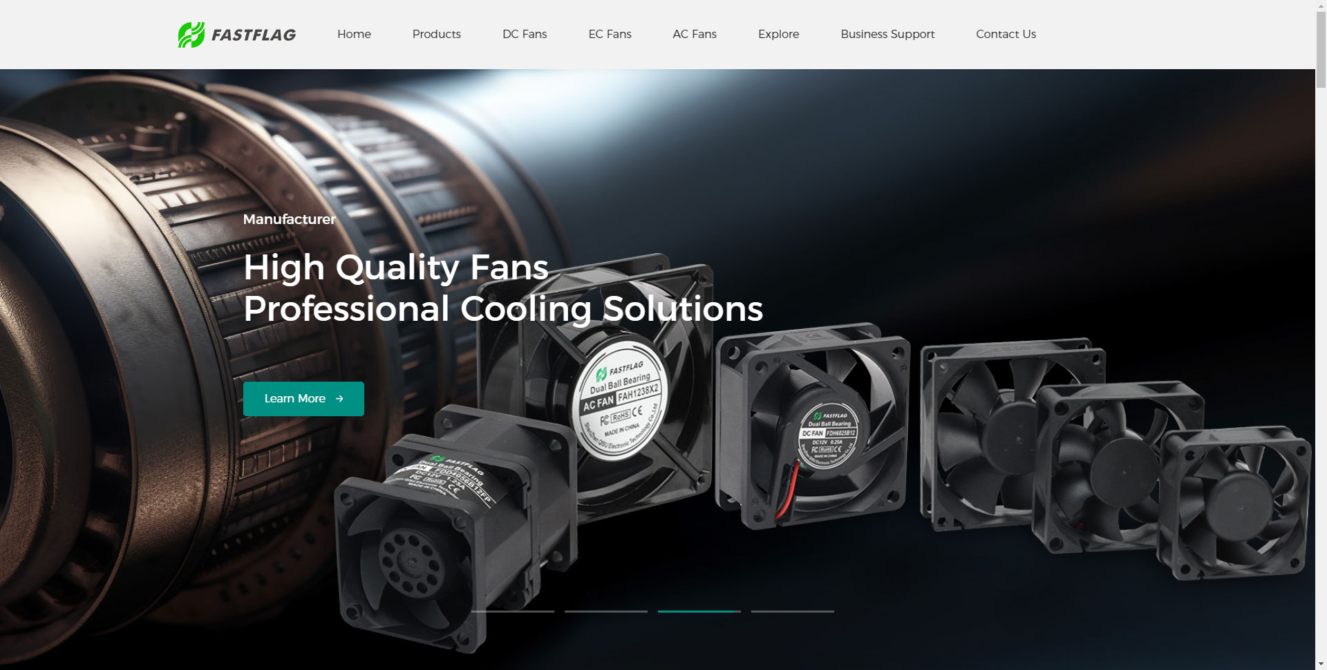 深圳外貿網站建設案例之工業風扇網站建設 深圳外貿網站建設案例之工業風扇網站建設