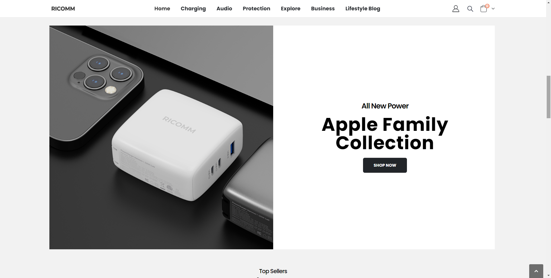 深圳網站建設案例之電子產品外貿商城網站案例